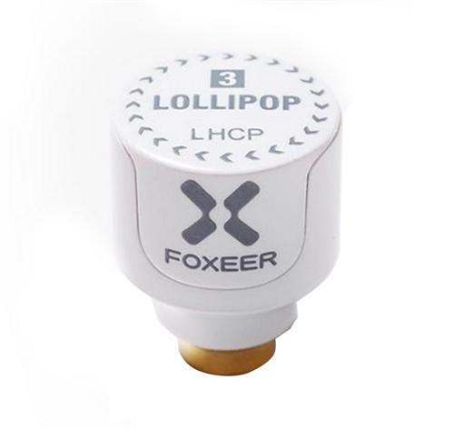 Foxeer Lollipop 3 5.8G 2.5dBi LHCP Stubby Omni FPV Antenna (White) [FLP3-LHCP-ST-W]